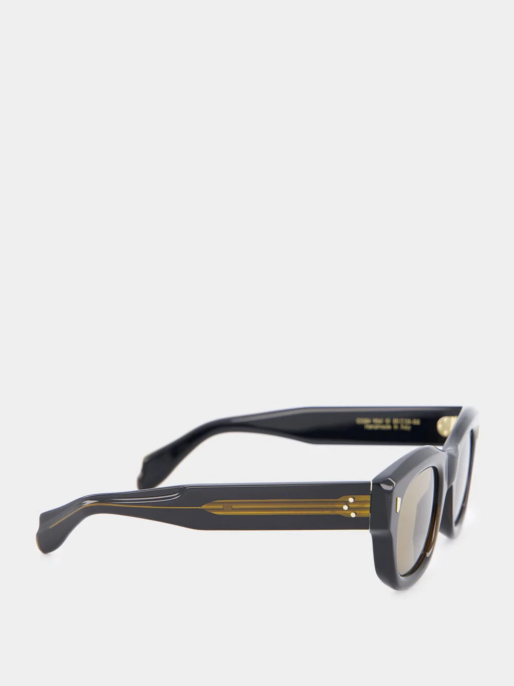 Olive On Black 9261 Cat Eye Sunglasses - Image 2