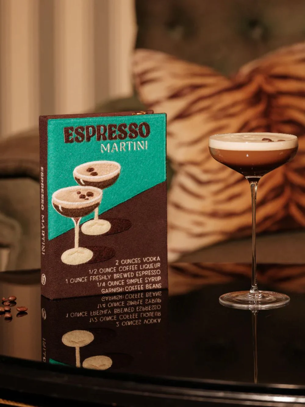 Espresso Martini Brown Clutch