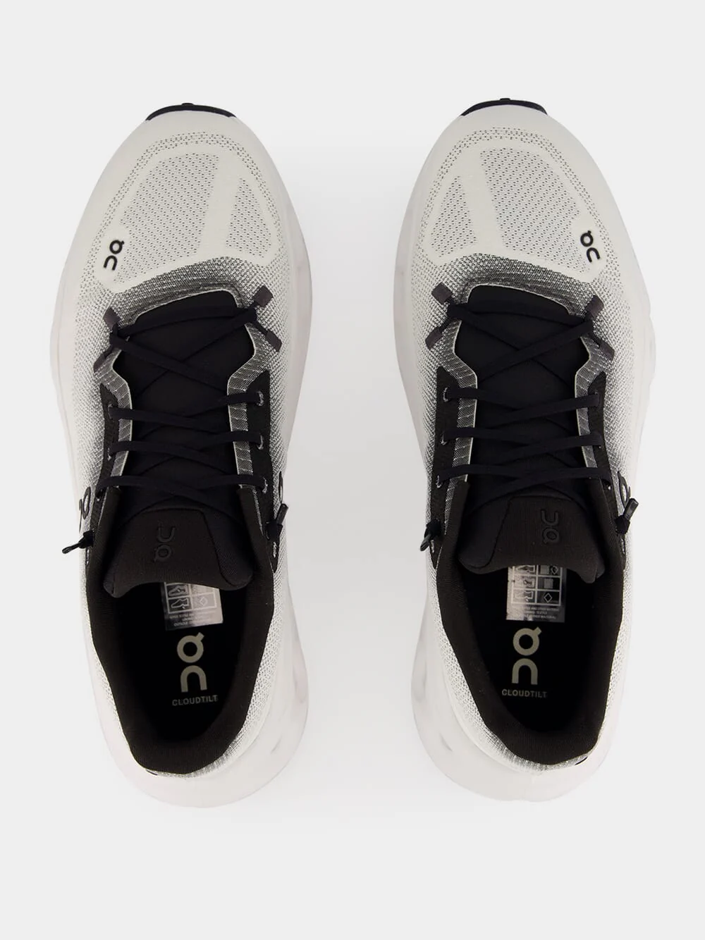 Black and Ivory Cloudtilt Sneakers - Image 4