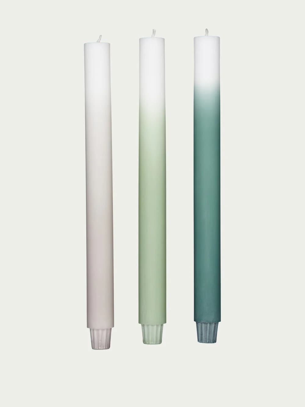 Set of 3 Gradient Sustainable Candles 30cm
