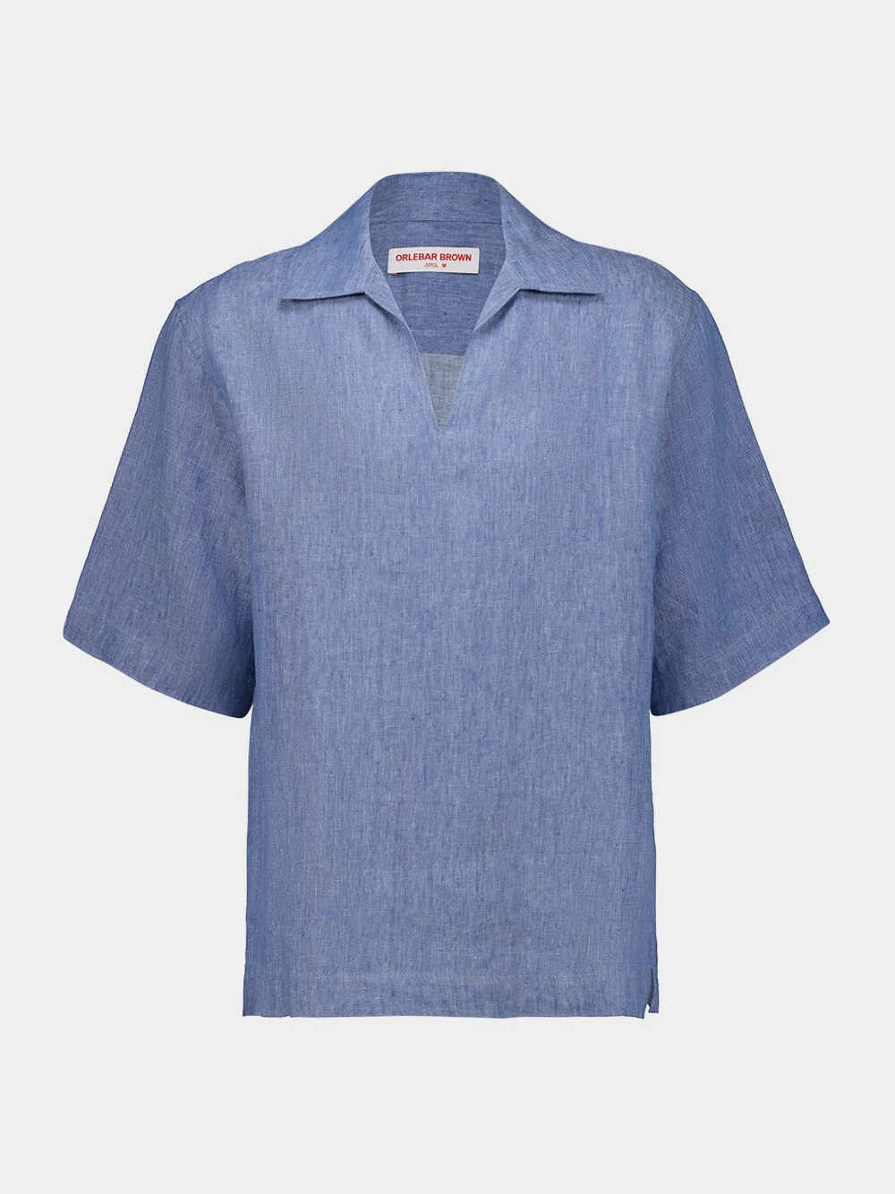 Bergamo Blue Vincent Linen Shirt - Image 2