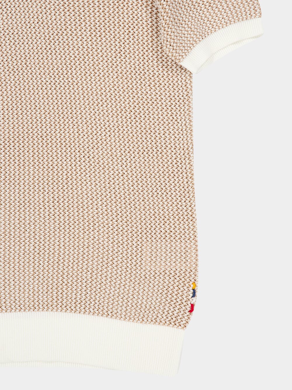 Biscuit Horton Chevron Crochet Polo - Image 4