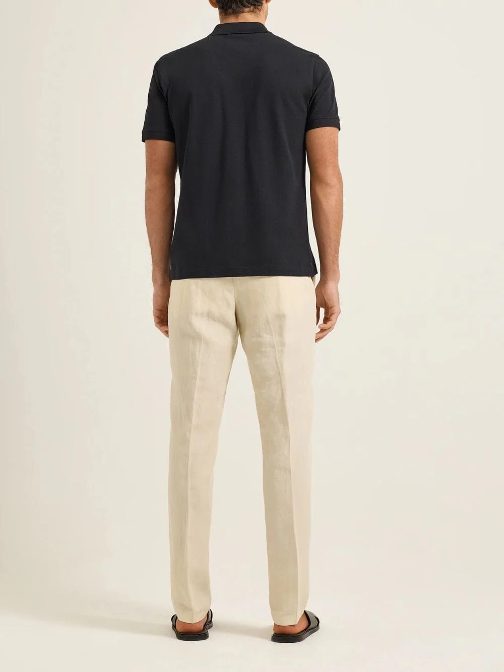 Black Bruno Pique Stitch Polo - Image 4
