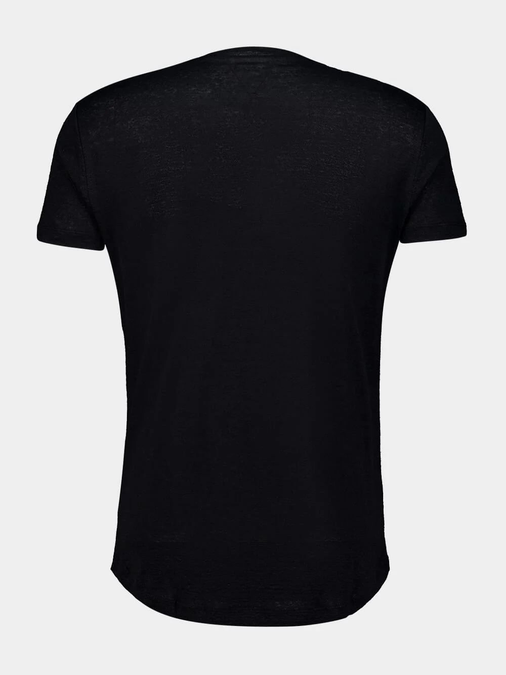 Black Ob-T Linen T-Shirt - Image 2