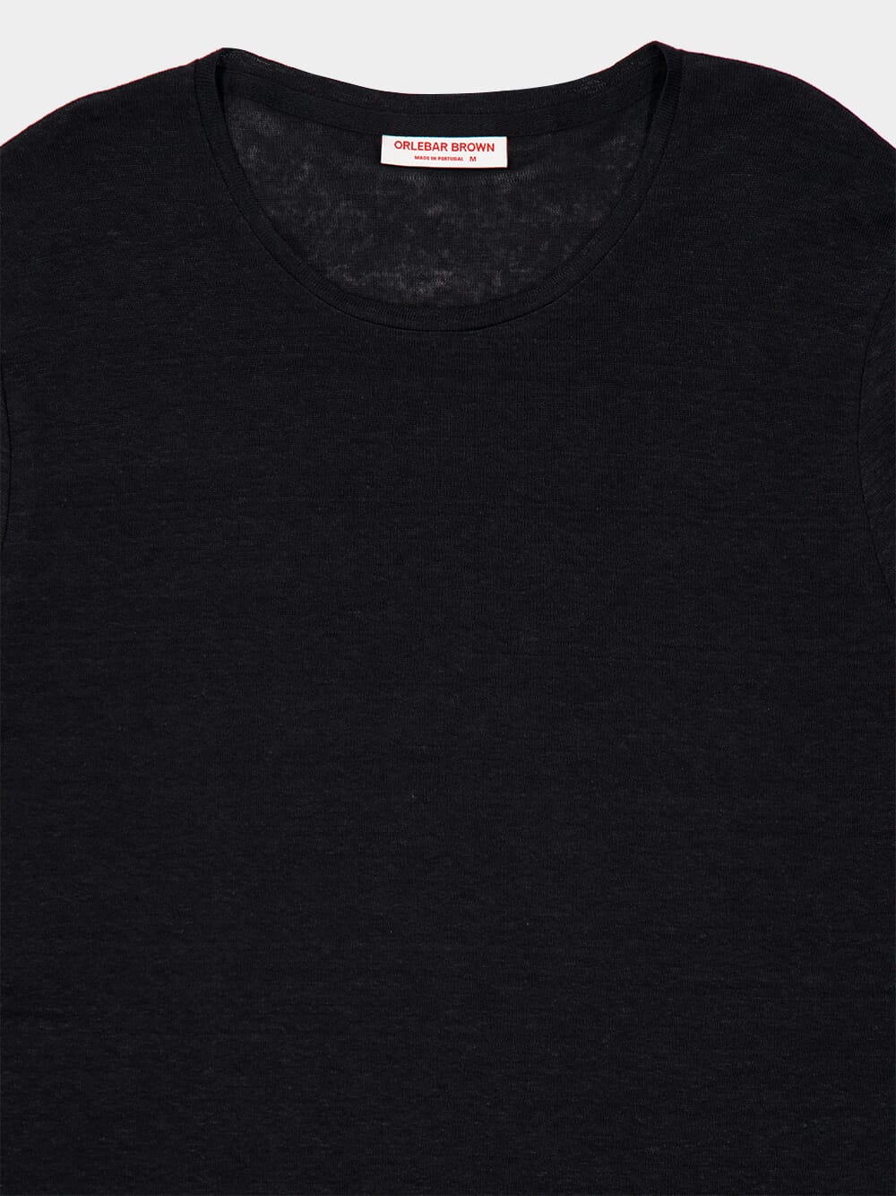 Black Ob-T Linen T-Shirt - Image 3