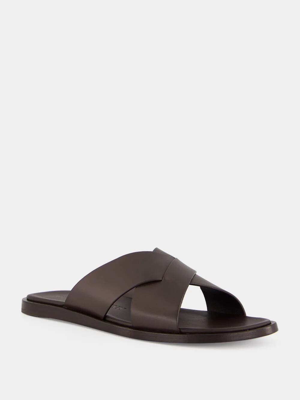 Brown Muro Leather Sandals - Image 2