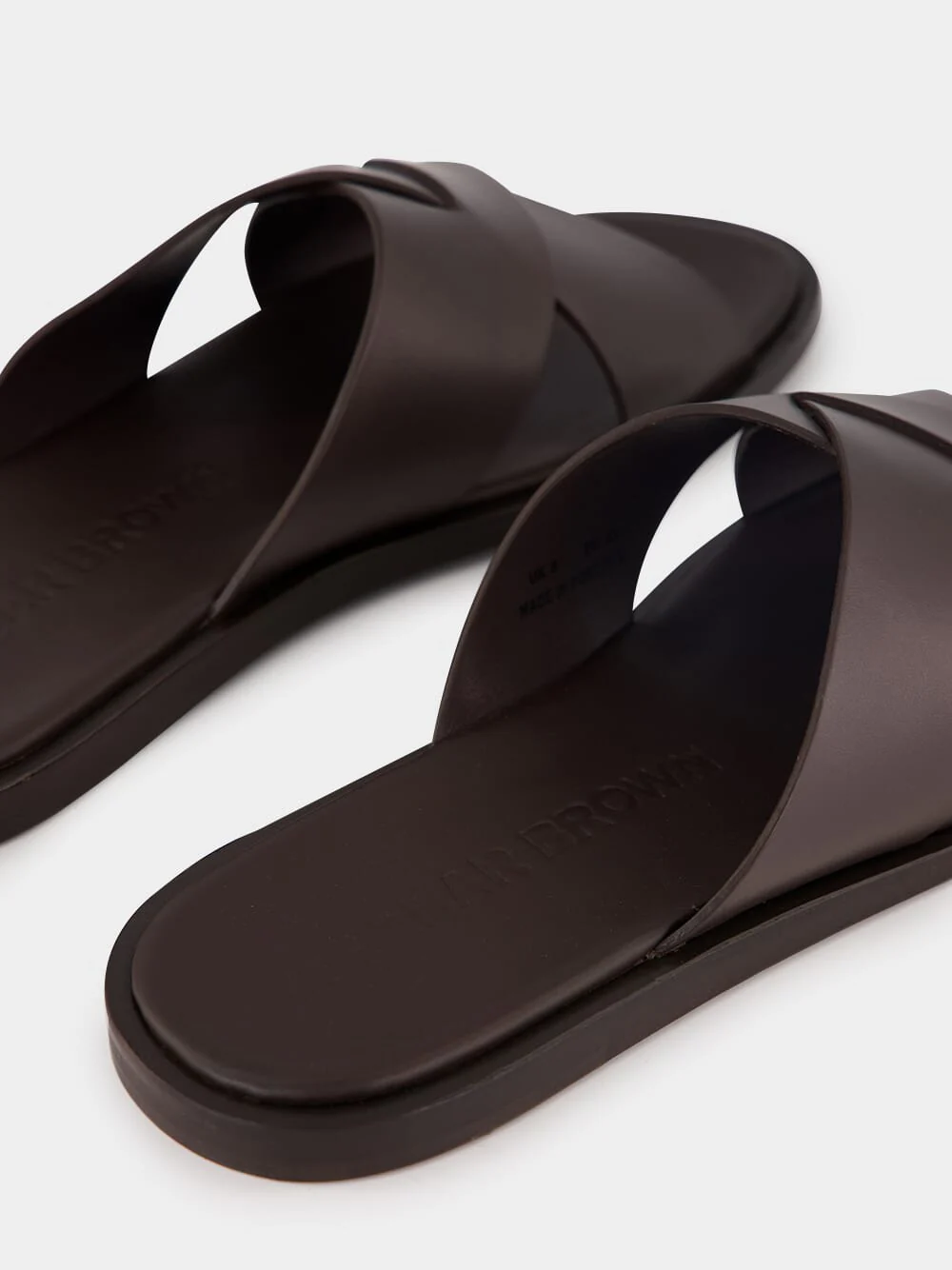 Brown Muro Leather Sandals - Image 6