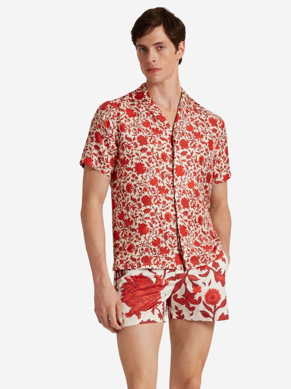 Dragonflower Red Setter Swim Shorts - Image 2
