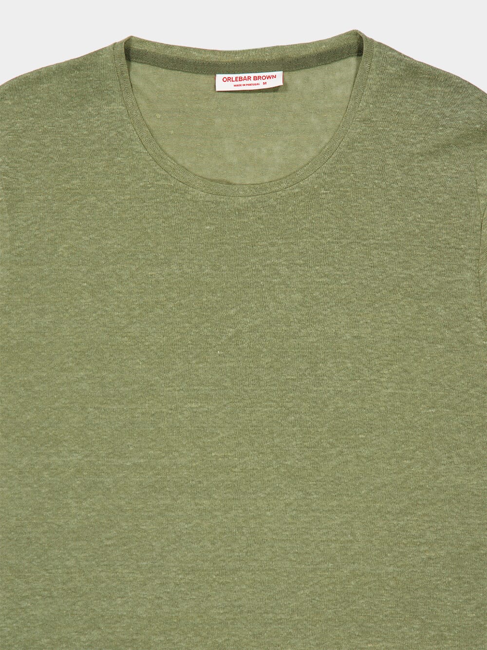 Herbal Green Tailored Linen T-Shirt - Image 5
