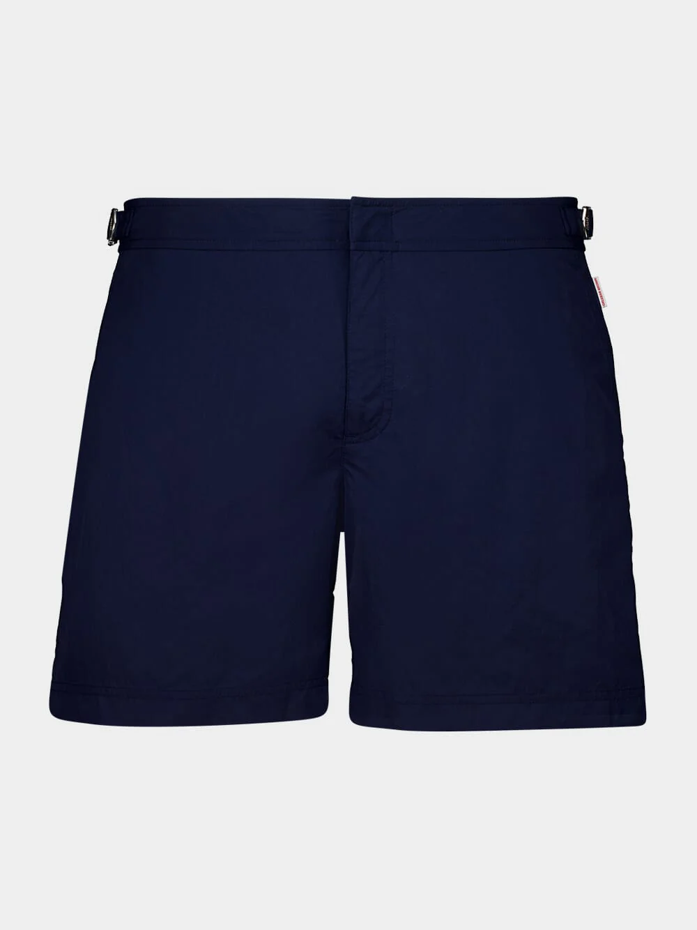 Navy Blue Bulldog Mid-Length Swim Shorts