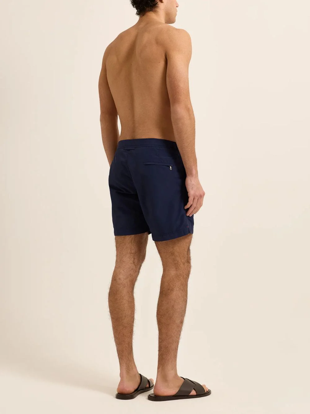Navy Blue Bulldog Mid-Length Swim Shorts - Image 4