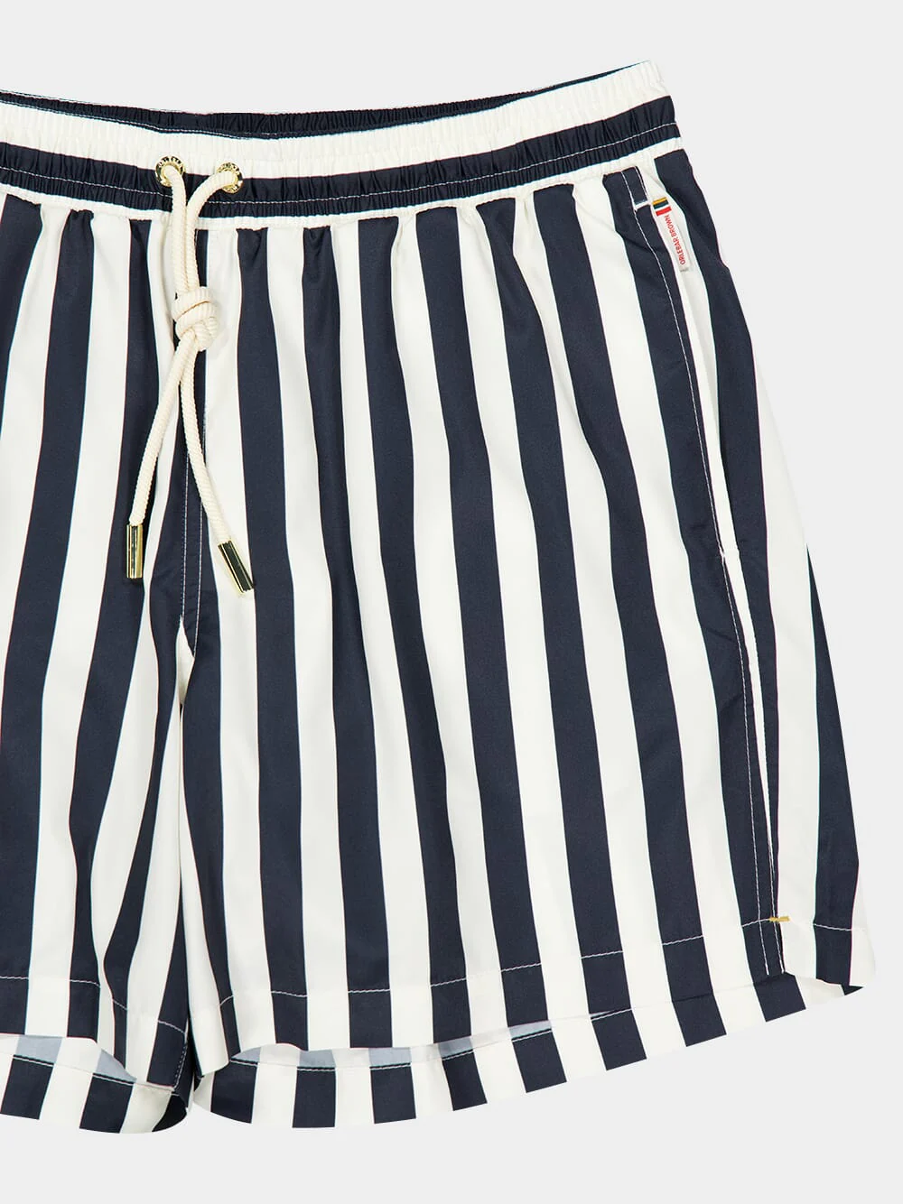 Night Iris Stripe Boxer Swim Shorts - Image 4
