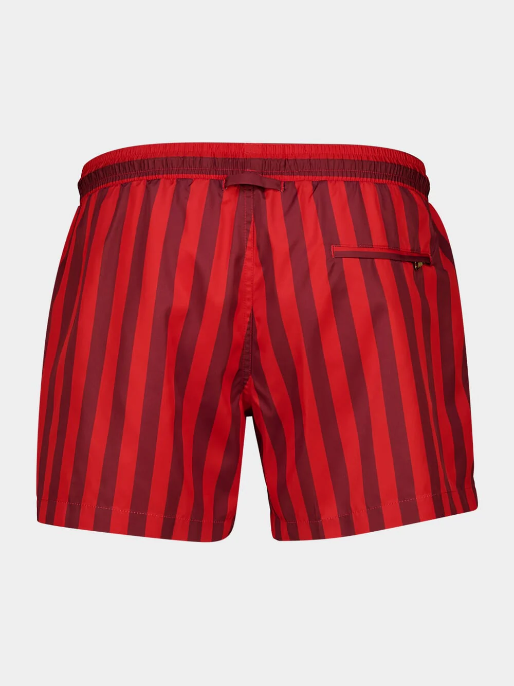 Vermillion Red Stripe Jack Swim Shorts - Image 3