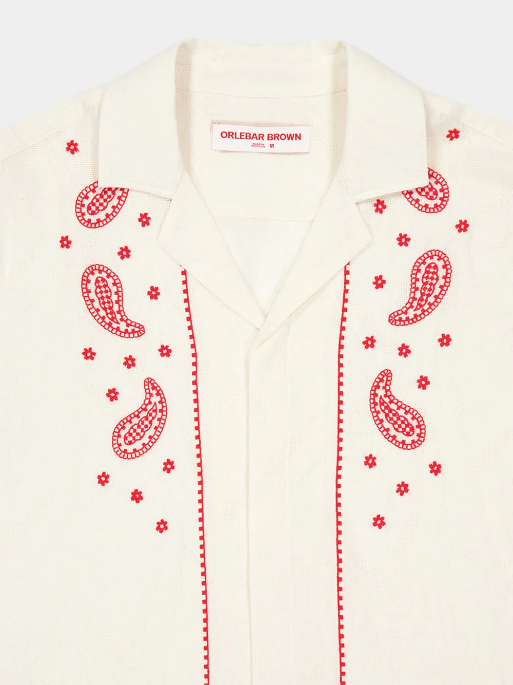 White Sand Maitan Embroidered Shirt - Image 5