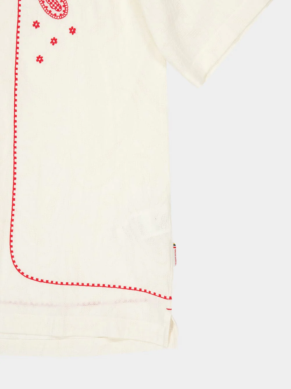 White Sand Maitan Embroidered Shirt - Image 6