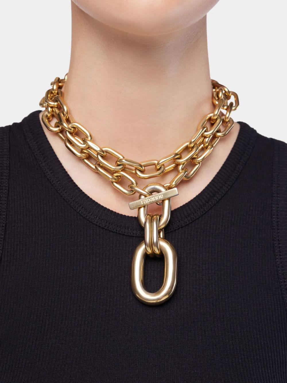 XL Link Gold Necklace - Image 2