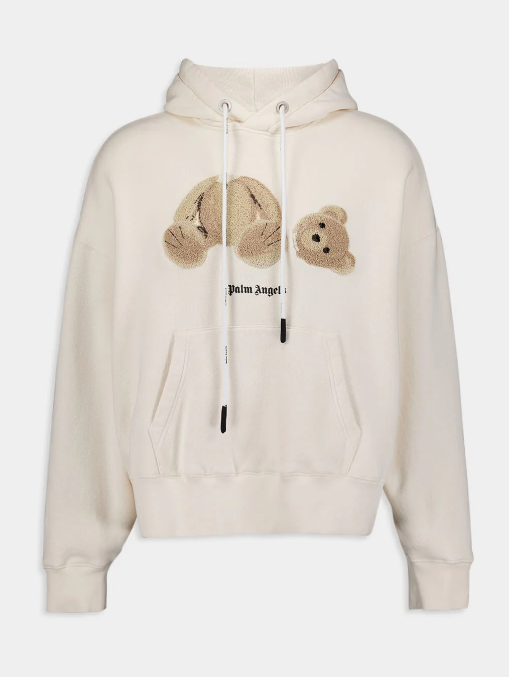 Bear-Appliqué Hoodie