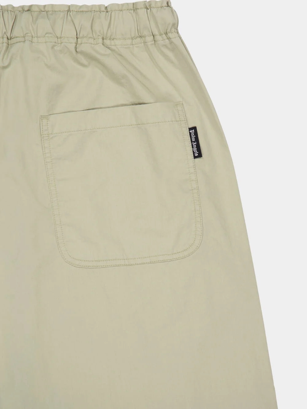 Beige Logo Waist Drawstring Trousers - Image 3