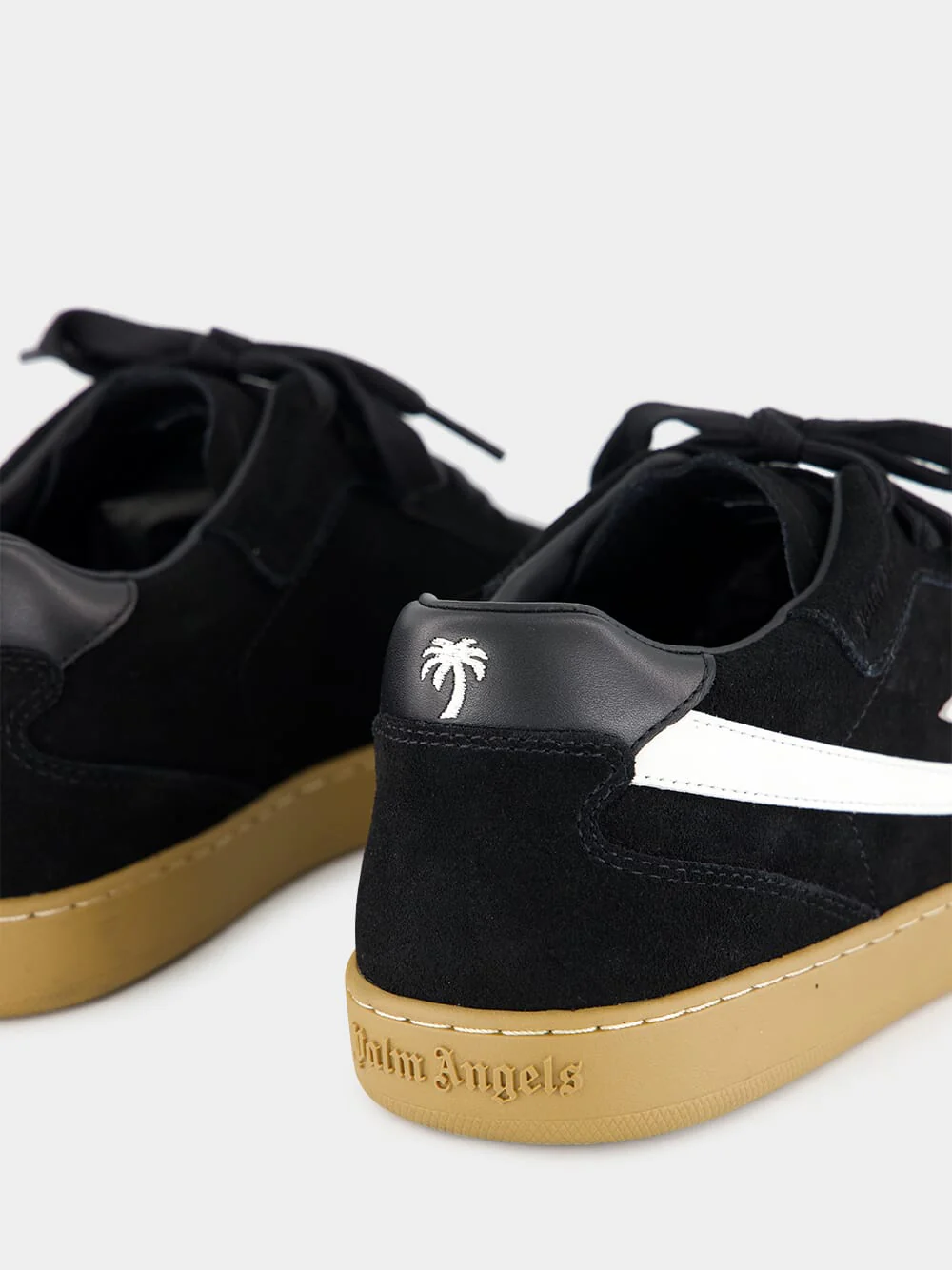 Black and White New Palm 1 Suede Sneakers - Image 13