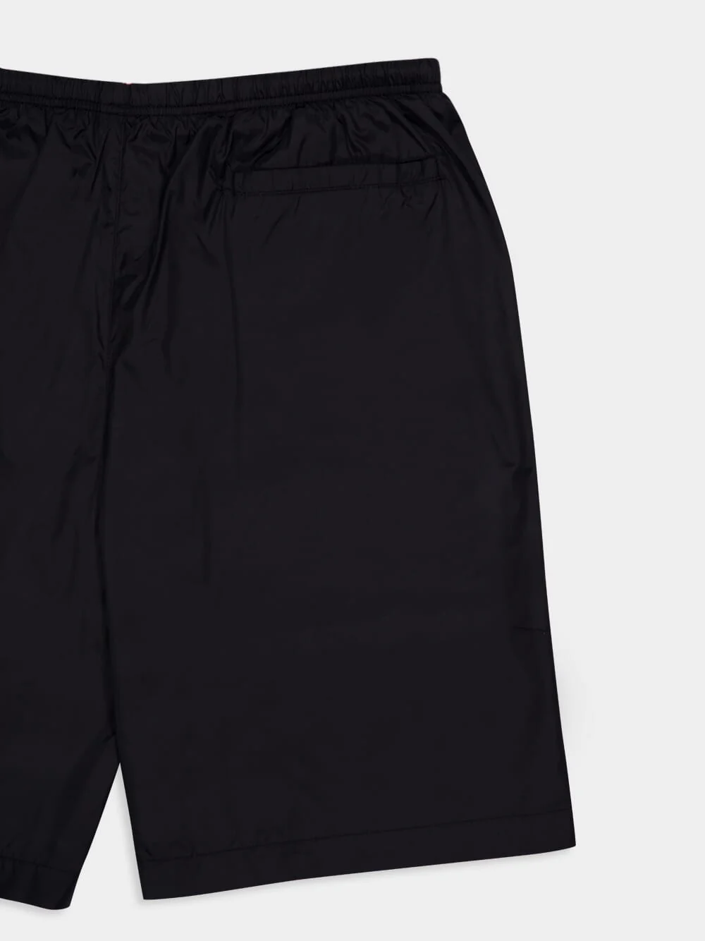 Black Curved Logo Swim Shorts - Image 6