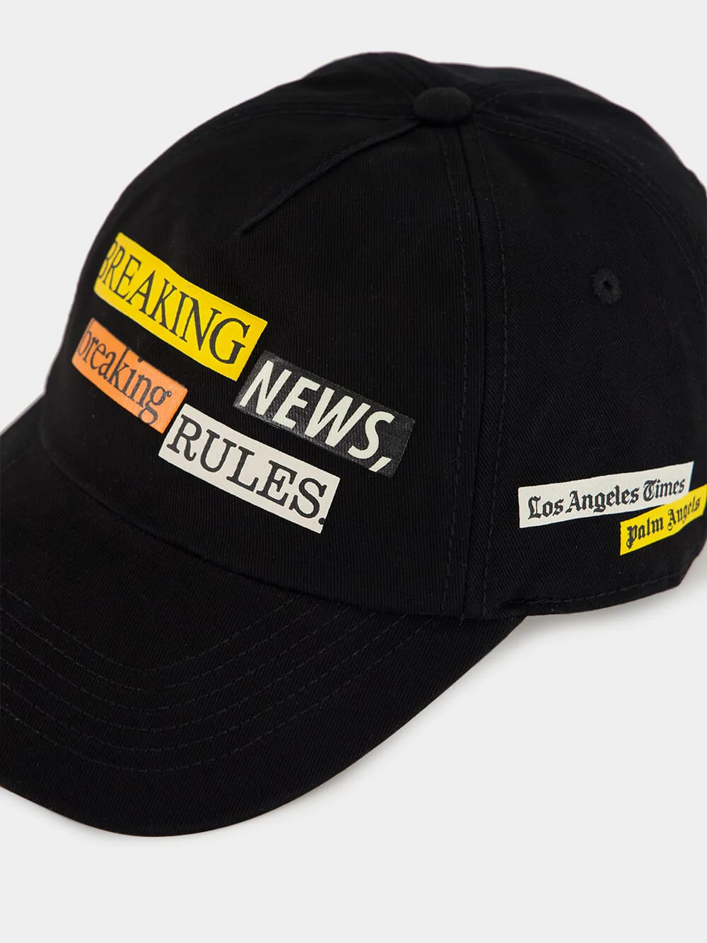 Black Pa x La Times Quote Cotton Cap - Image 3