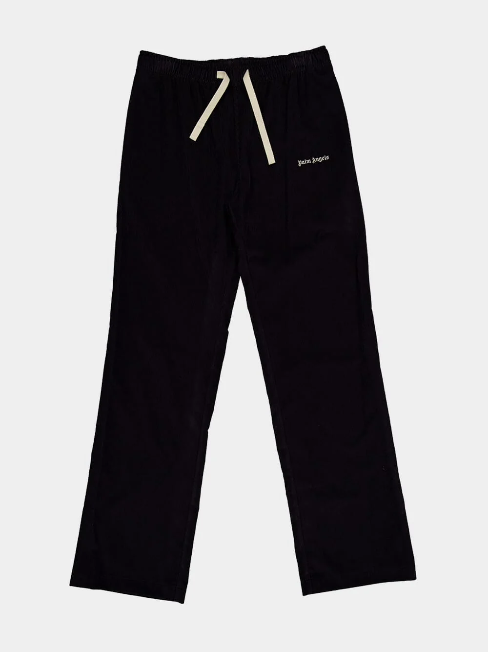 Black Travel Classic Logo Cord Pants - Image 5