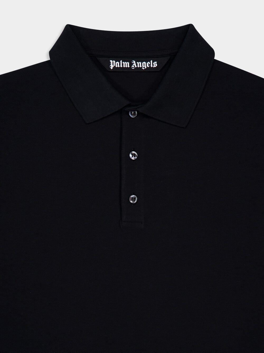 Black College Graphic Polo Shirt - Image 5