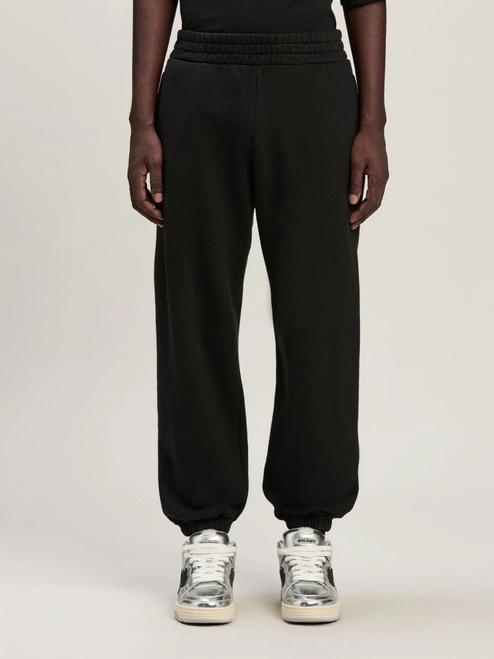 Black College Graphic Sweatpants - Image 2
