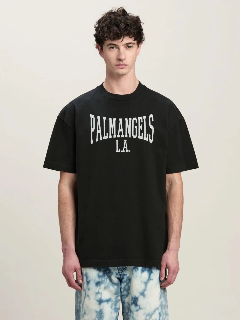 Black College Graphic T-Shirt - Image 2