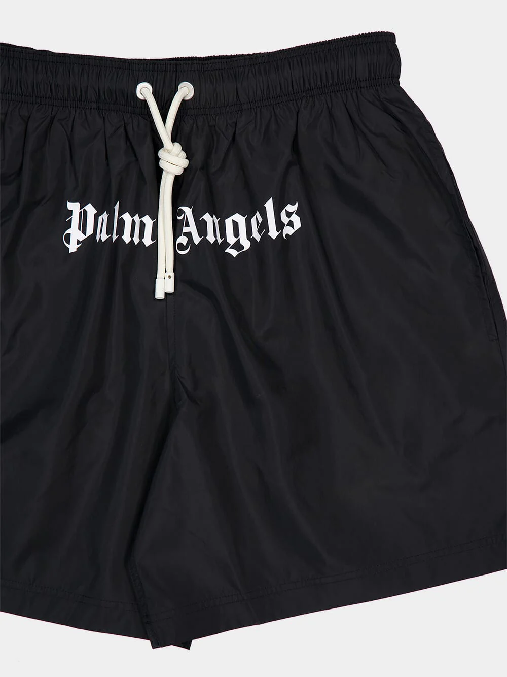 Black Logo-Print Swim Shorts - Image 3