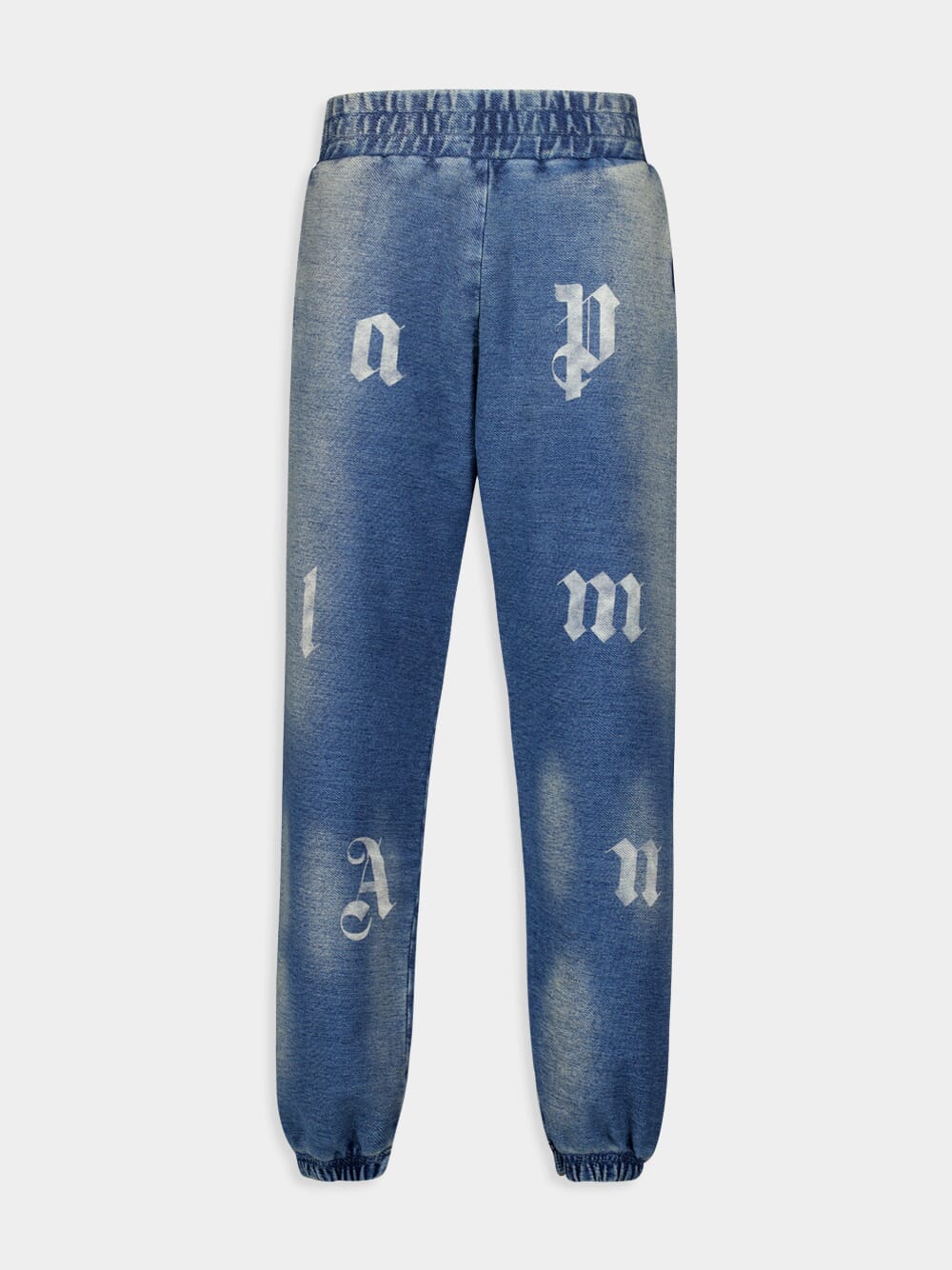 Blue Logo Washed Sweatpants - Image 5