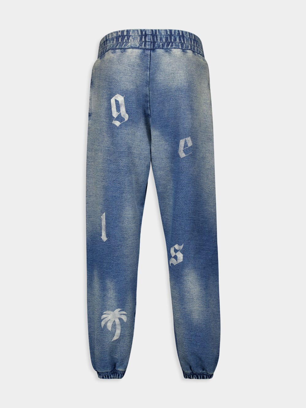 Blue Logo Washed Sweatpants - Image 6
