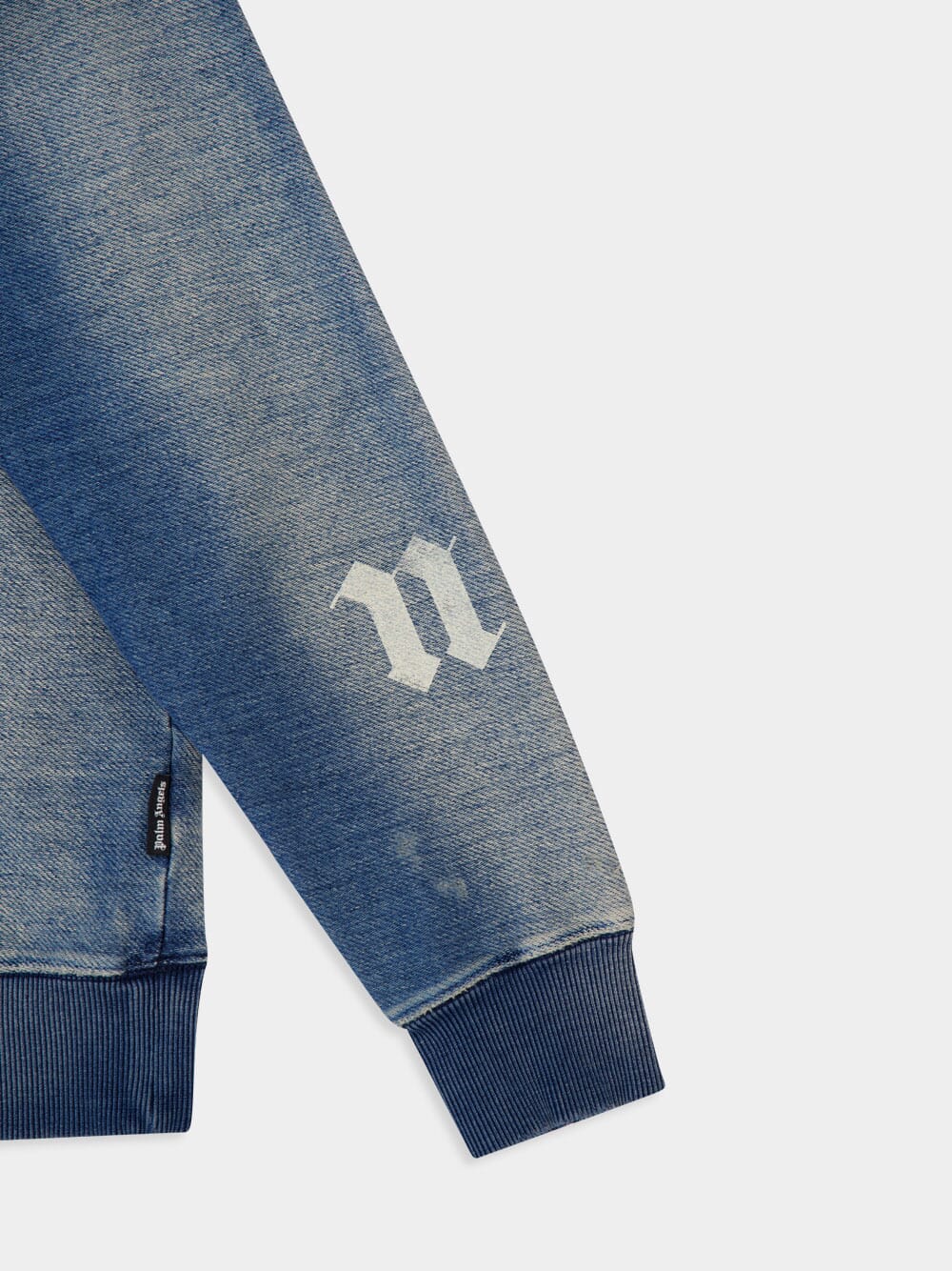 Blue Logo Washed Sweatshirt - Image 6