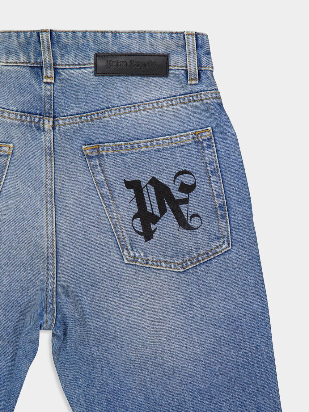 Distressed Monogram Jeans - Image 3