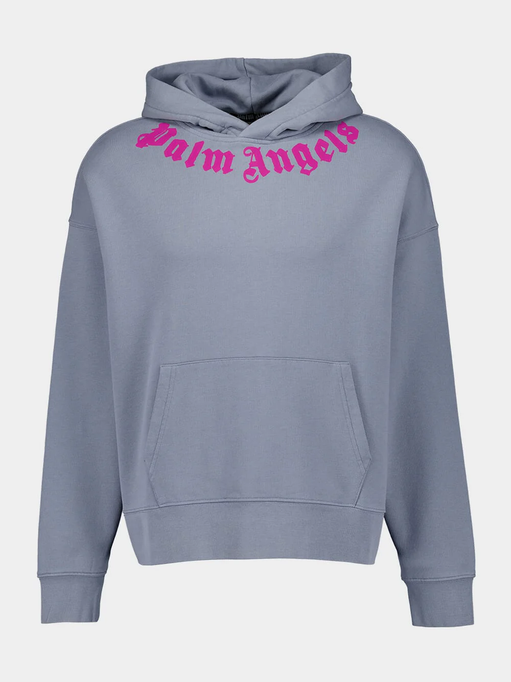 Light Grey Neck Logo Hoodie