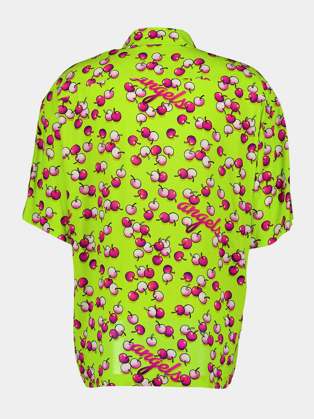 Lime Fuchsia Cherries Shirt - Image 3