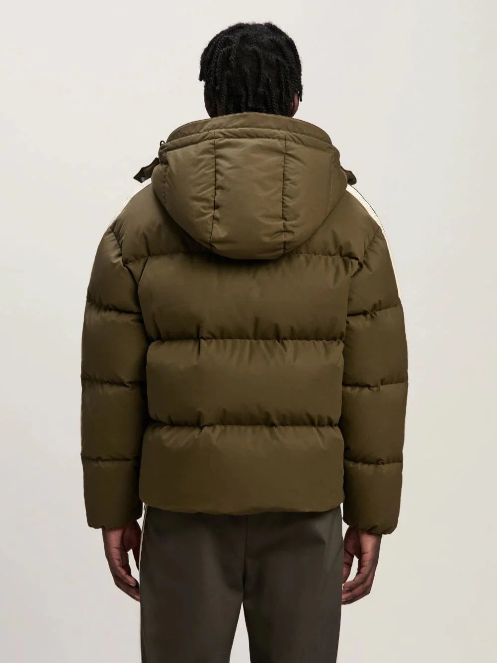 Military Green Monogram Down Jacket - Image 4