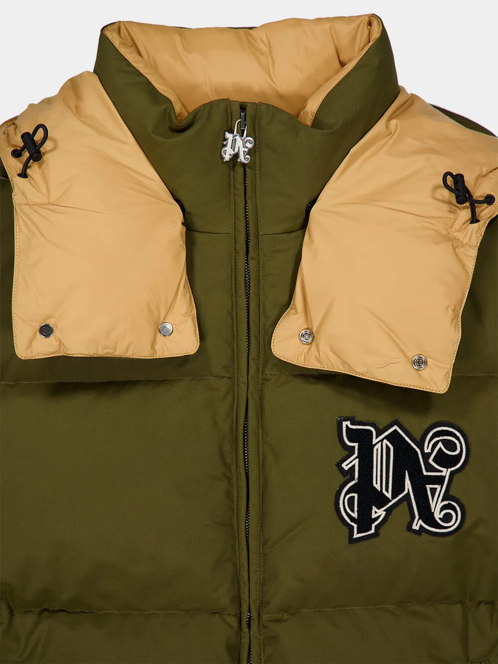 Military Green Monogram Down Jacket - Image 5