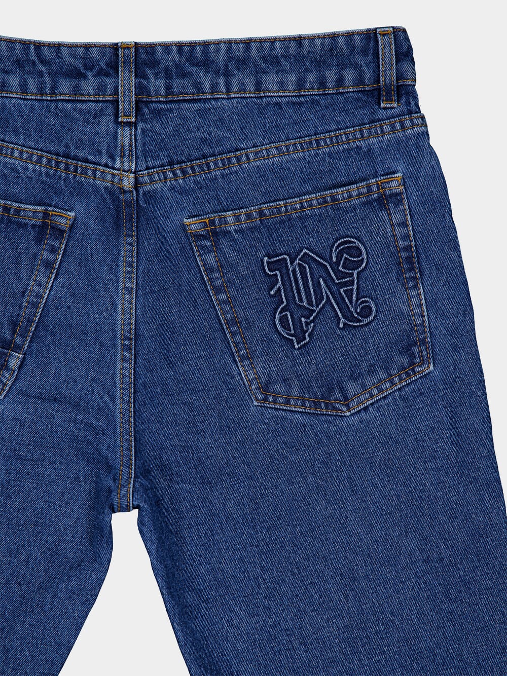 Monogram Straight-Leg Jeans - Image 7