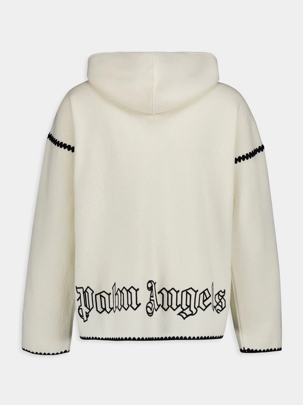 Monogram Zip-Up Wool Jacket - Image 3