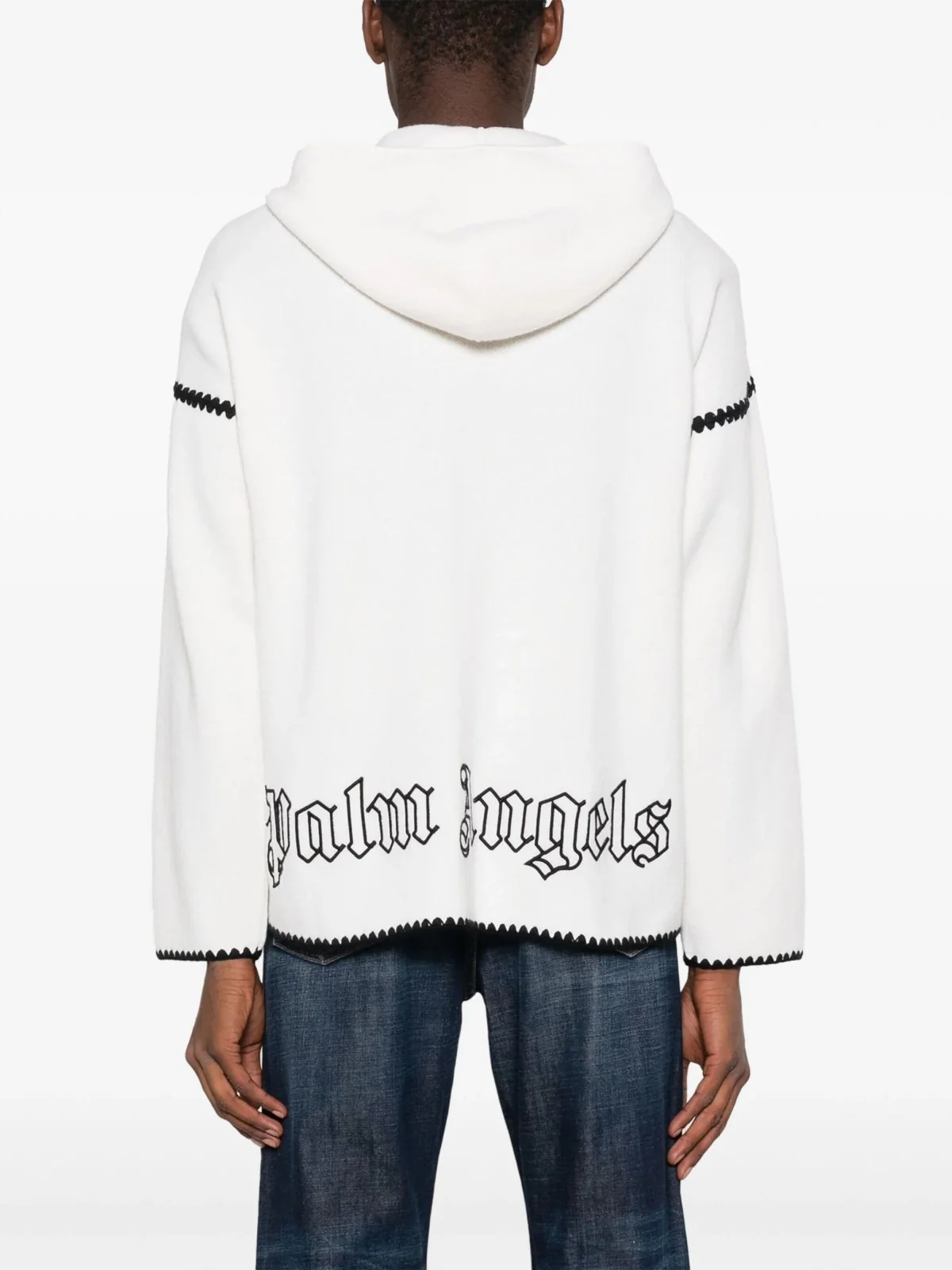 Monogram Zip-Up Wool Jacket - Image 4