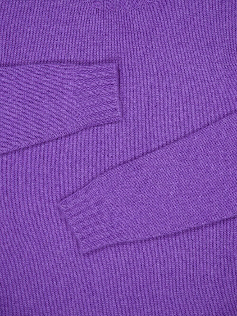 Purple Wool Crew Neck Sweater - Image 3