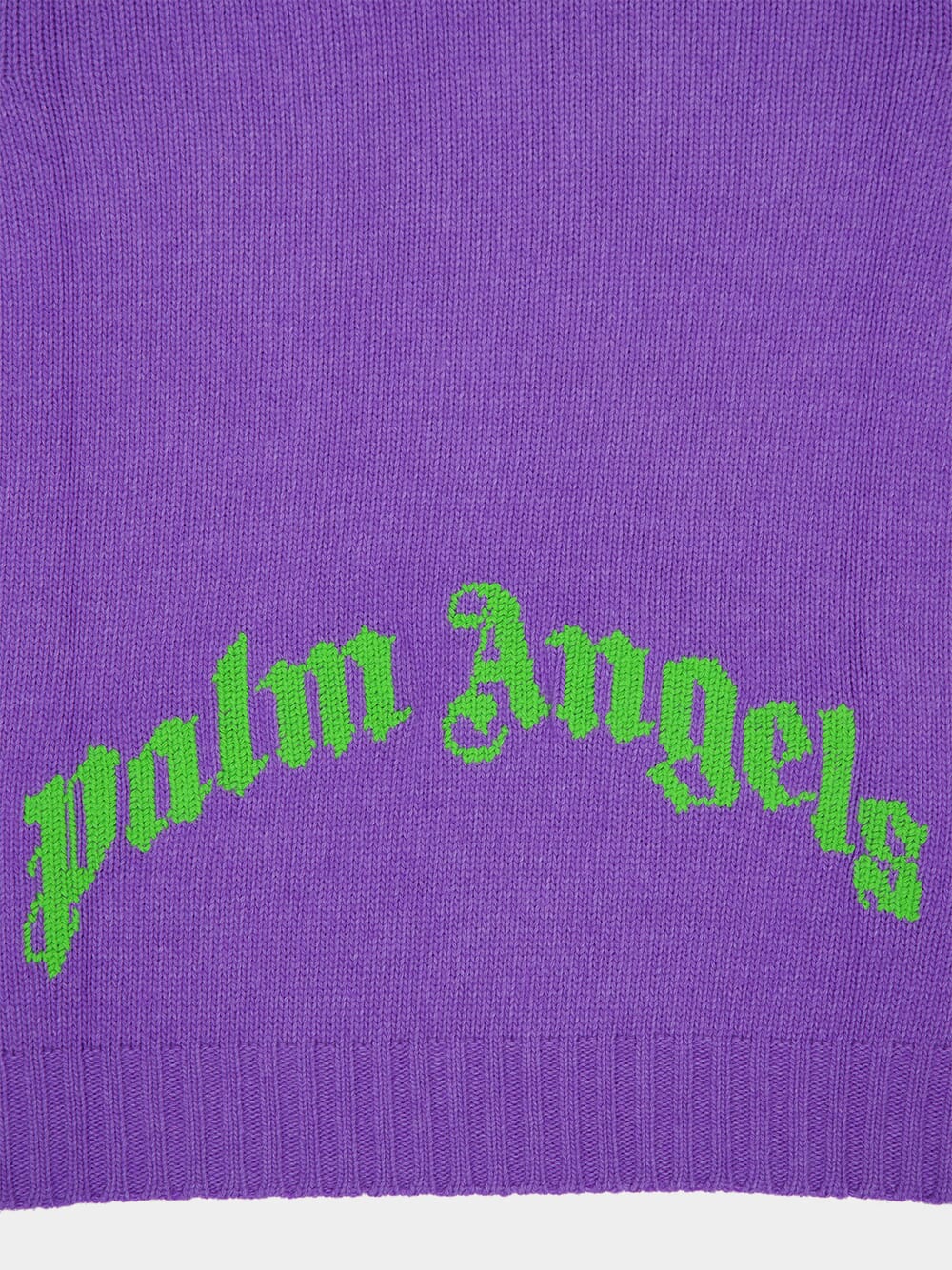 Purple Wool Crew Neck Sweater - Image 4