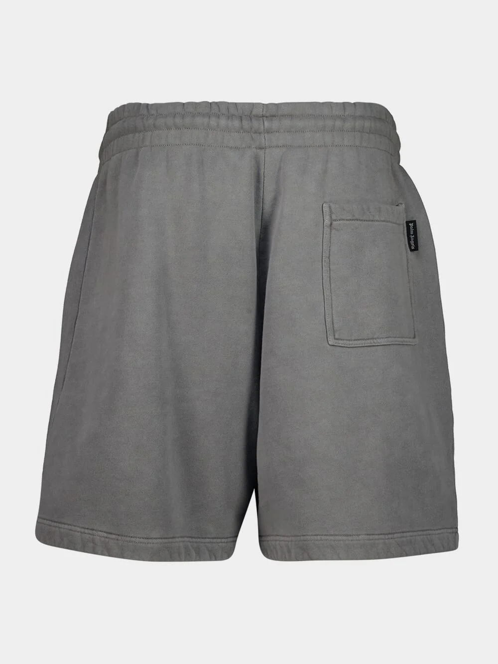 Dark Grey Cotton Logo Waist Sweatshorts - Image 2