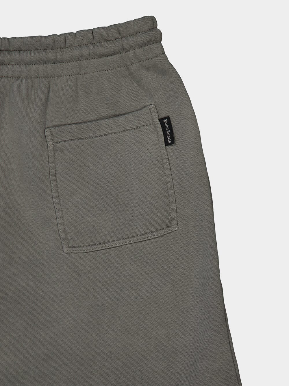 Dark Grey Cotton Logo Waist Sweatshorts - Image 4