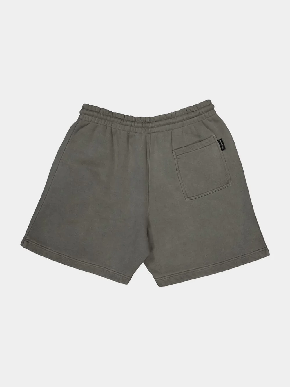 Dark Grey Cotton Logo Waist Sweatshorts - Image 6