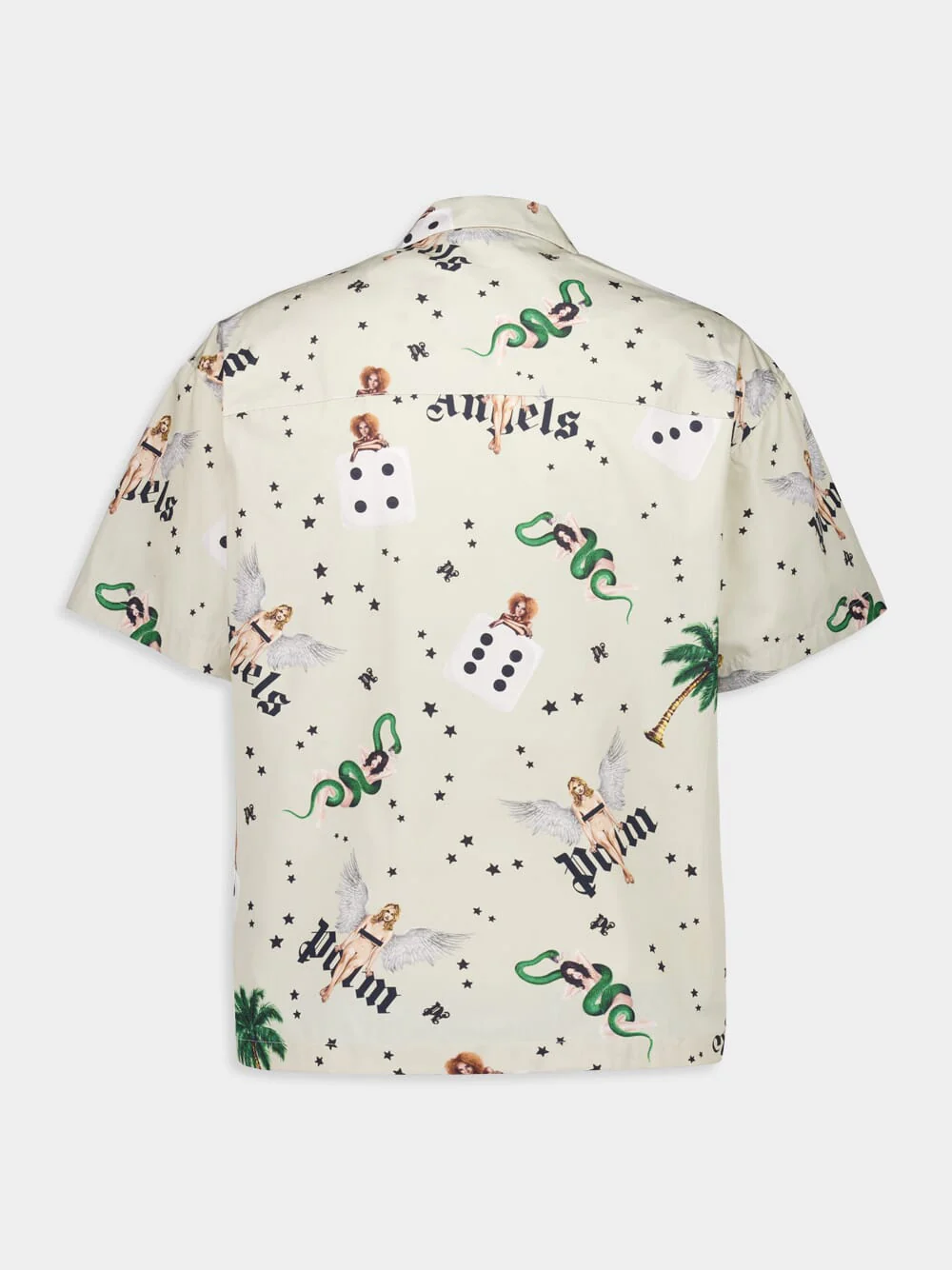 Ivory Pin-Up Bowling Shirt - Image 4