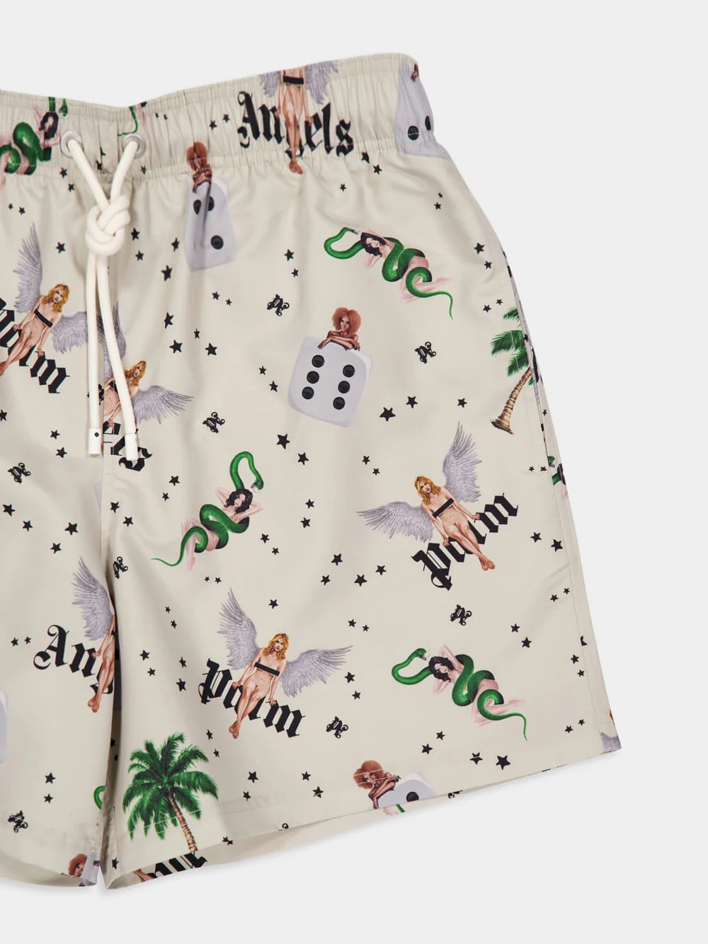 Ivory Pin-Up Swim Shorts - Image 3