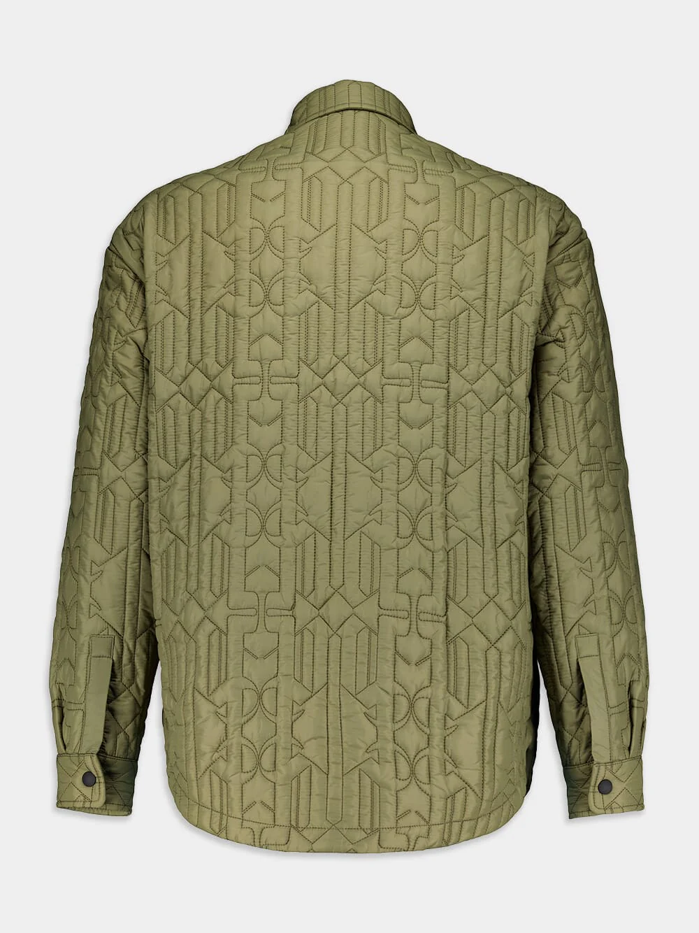 Monogram Quilted Shirt Jacket - Image 3