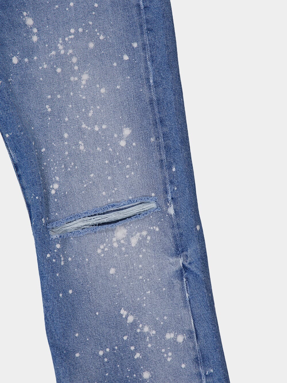 Paint-Splatter Straight Jeans - Image 5